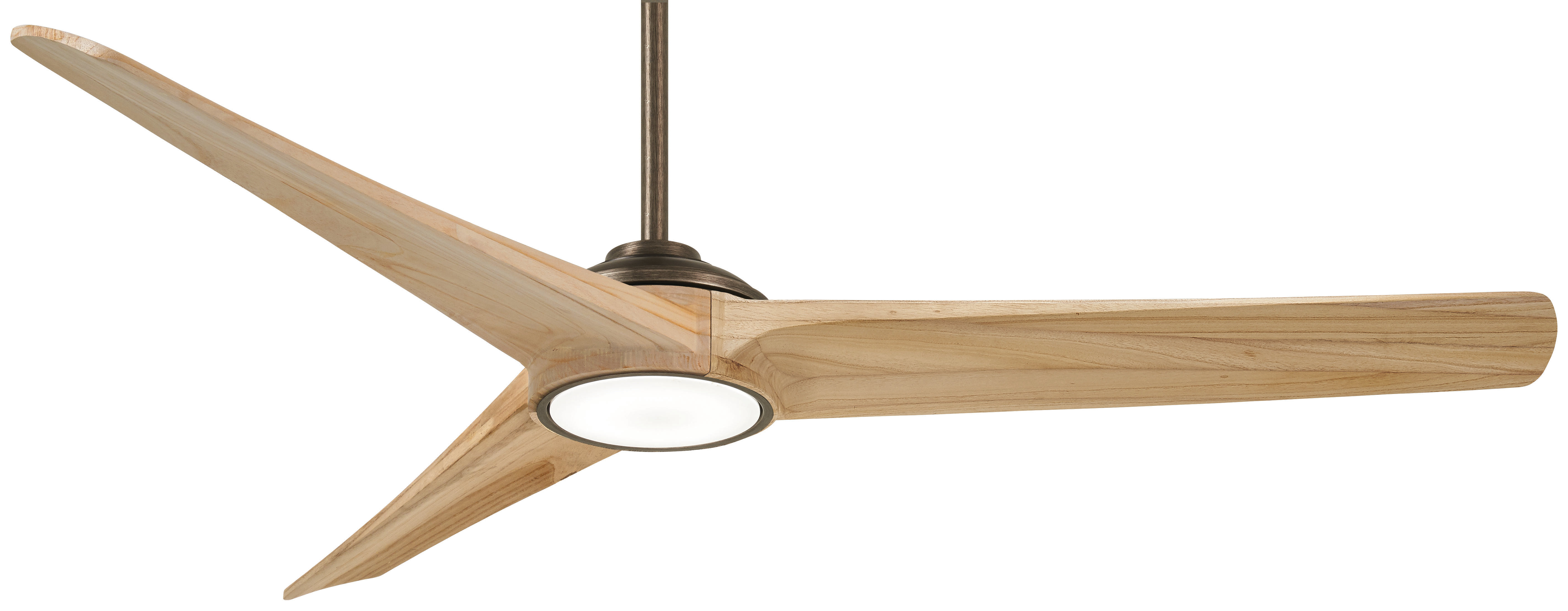 Minka Aire 68" Timber 3 Blade LED Smart Standard Ceiling Fan with Remote Control and Light Kit